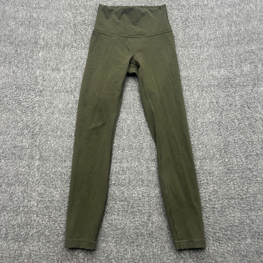 Lululemon Pants Womens 2 Green Wunder Under High-Rise Tight 25" Full-On Luxtreme